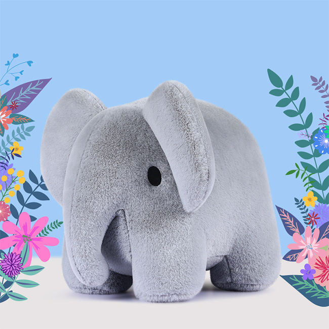 ELEPHANT FINE VELVET PLUSH