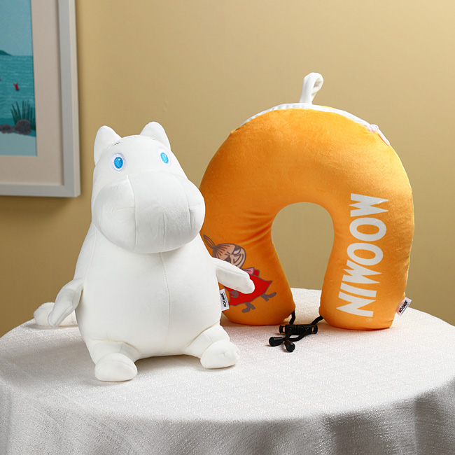 VIPOx姆明公仔U型枕-橙色