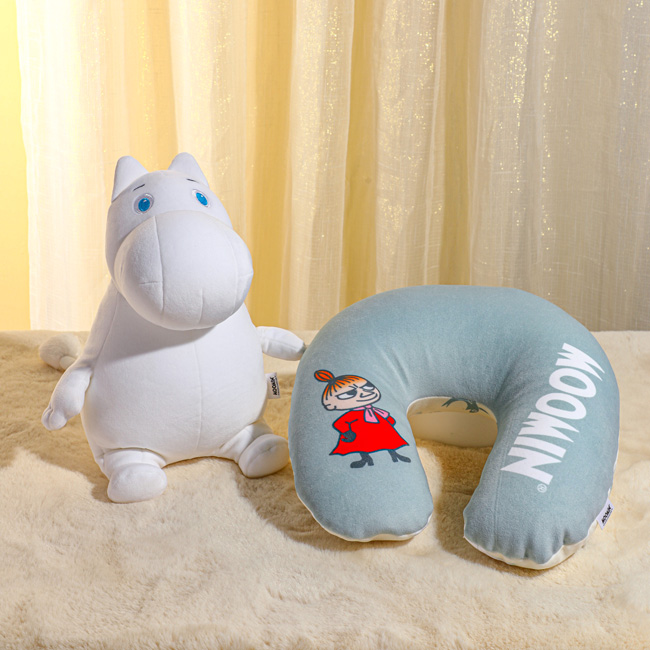 VIPOx姆明公仔U型枕-灰色