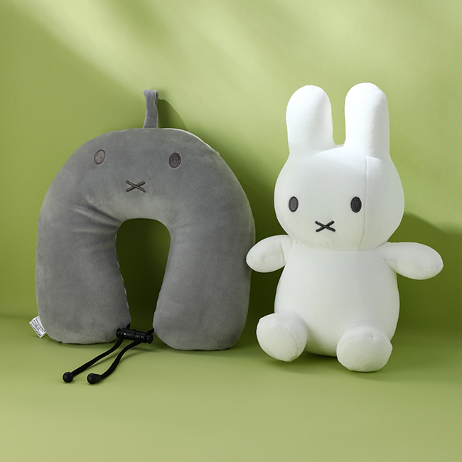 VIPOx米菲公仔U型枕-灰色