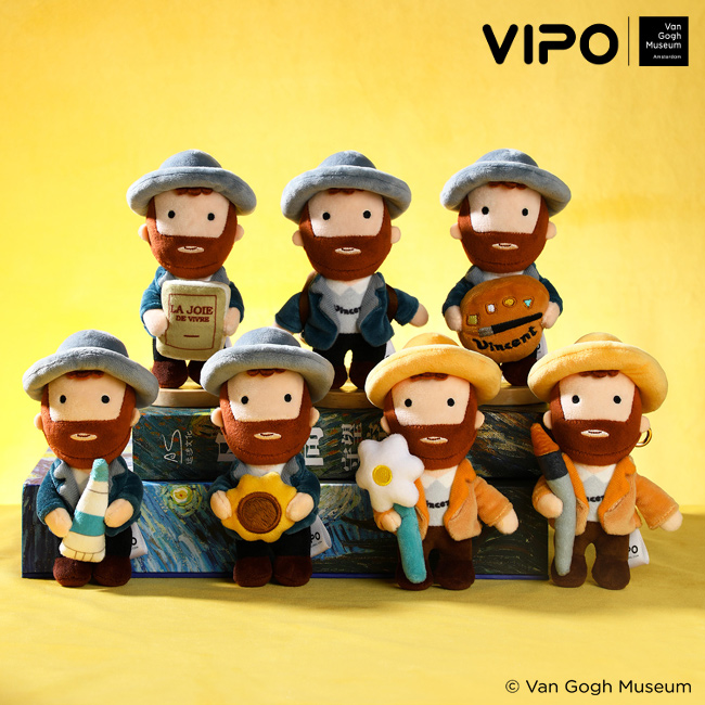 VIPOx梵高博物馆 盲盒挂件